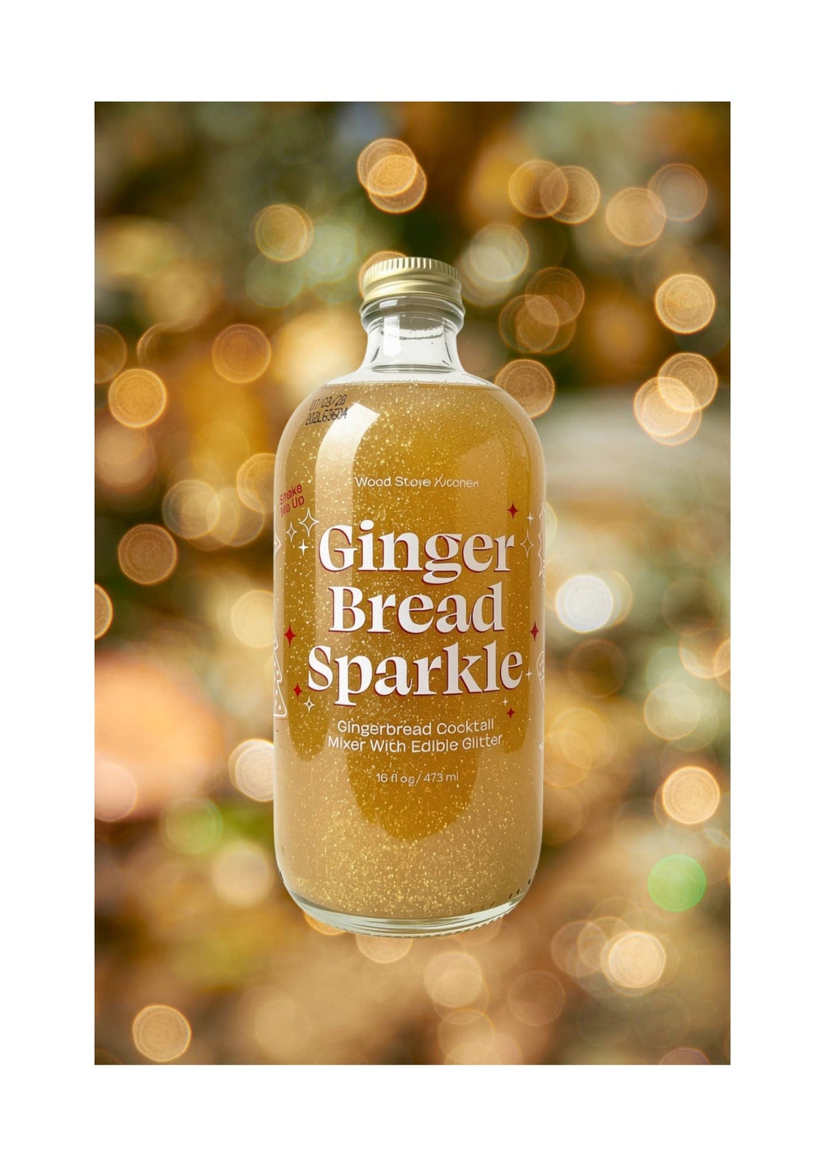 Gingerbread Sparkle Cocktail/Mocktail