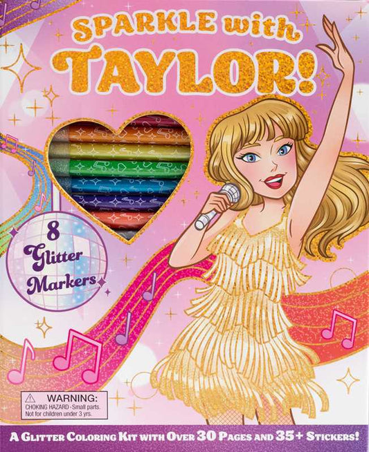 Sparkle with Taylor A Glitter Coloring Kit