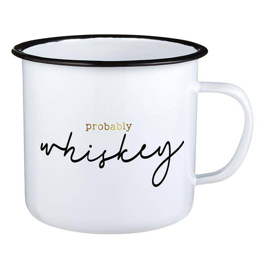 Santa Barbara Design Studio by Creative Brands - Enamel Mug - Probably Whiskey