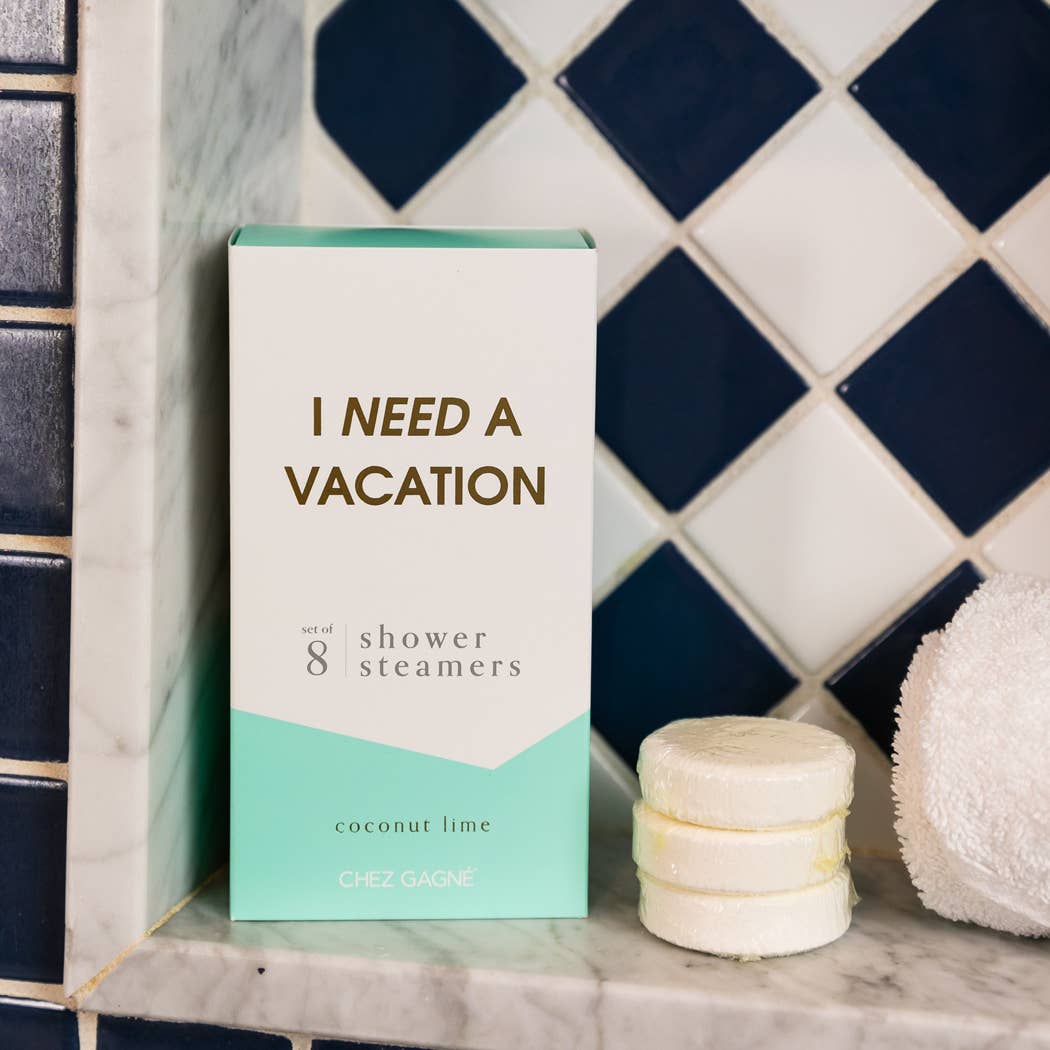 I Need A Vacation Aromatherapy Shower Steamers Coconut Lime