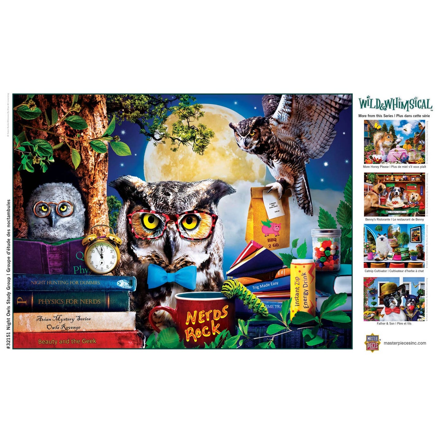 Owls Study Group 300 Piece EZ Grip Puzzle