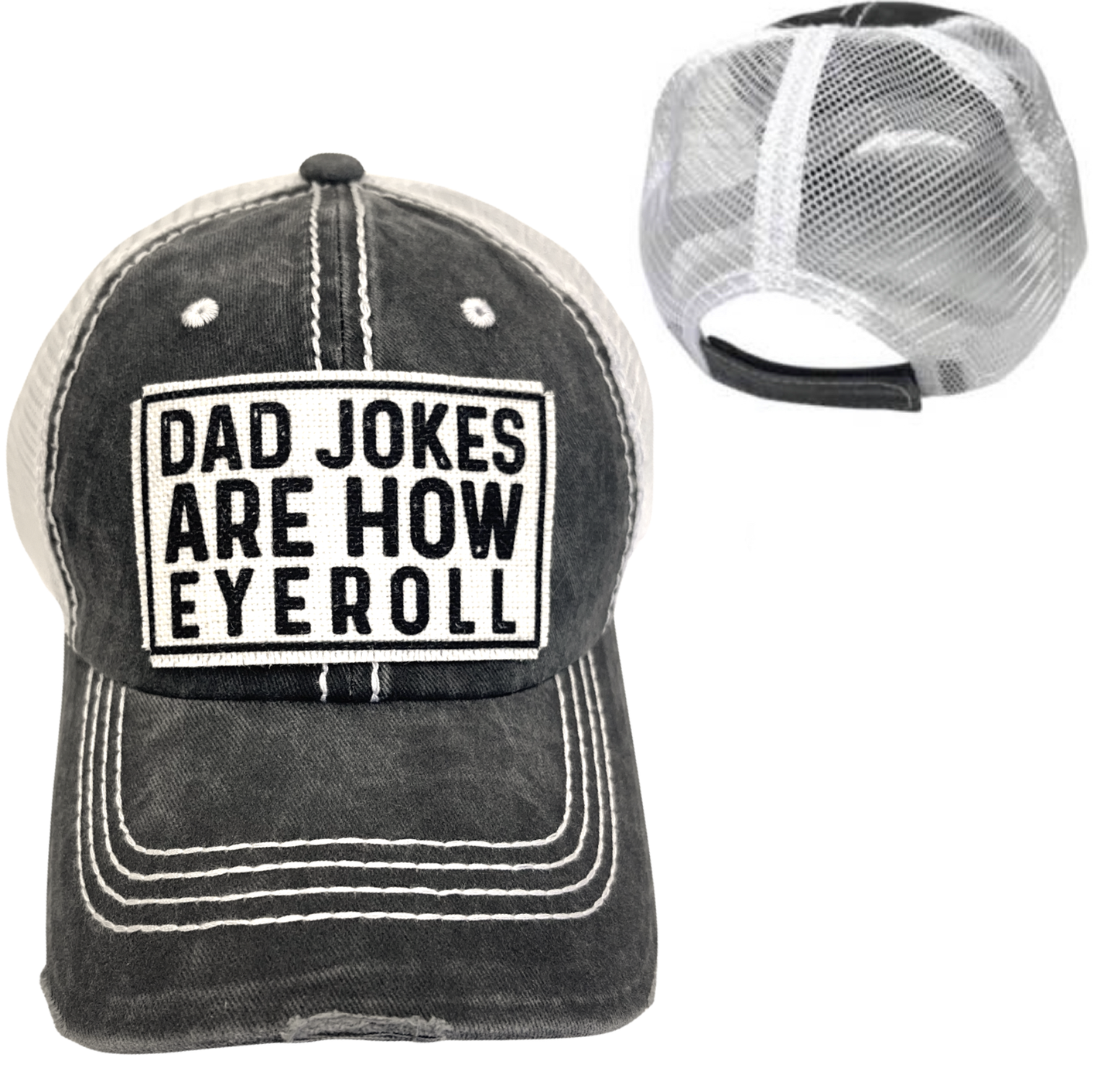DAD JOKES ARE HOW I ROLL BALL CAP