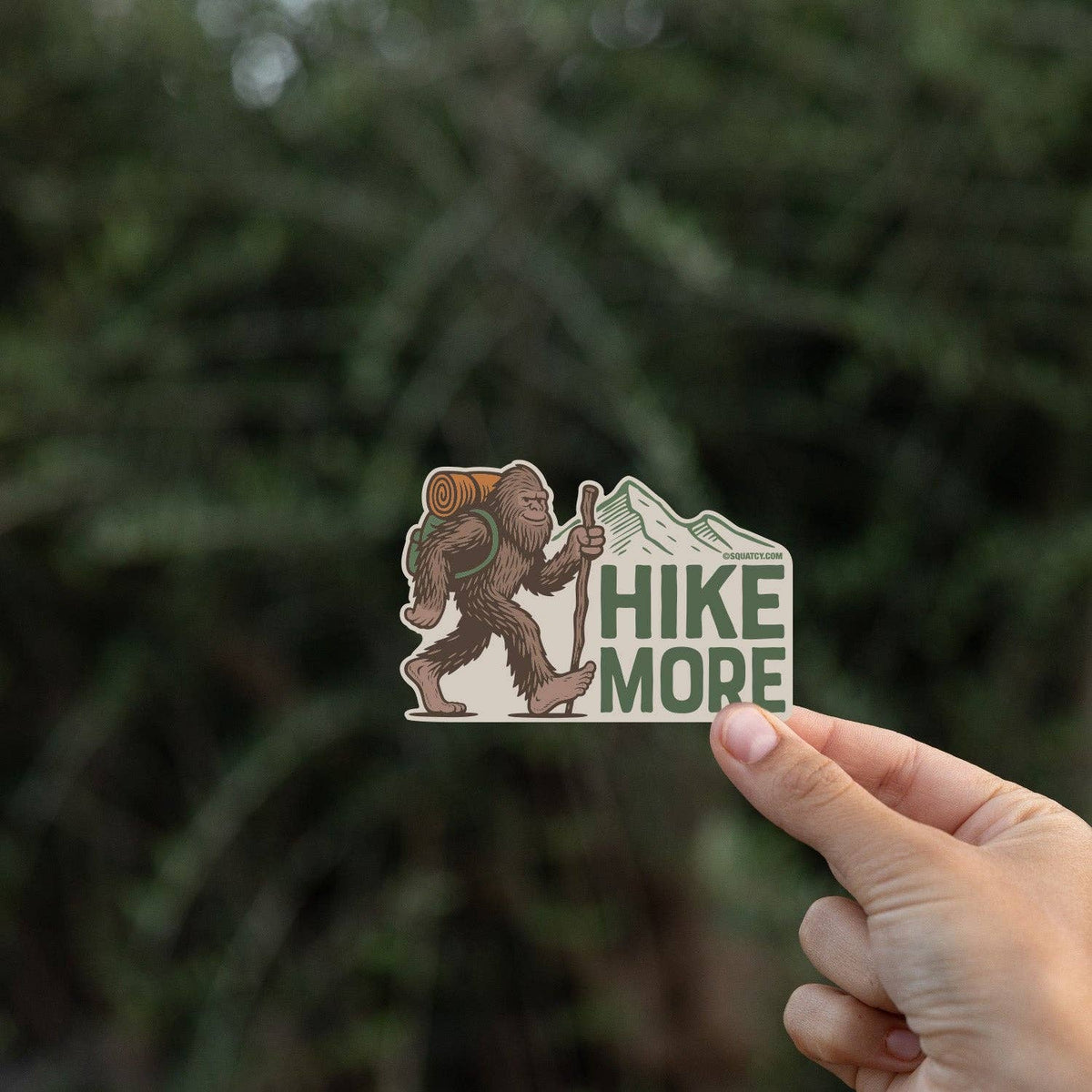 Bigfoot, Hike More Sticker
