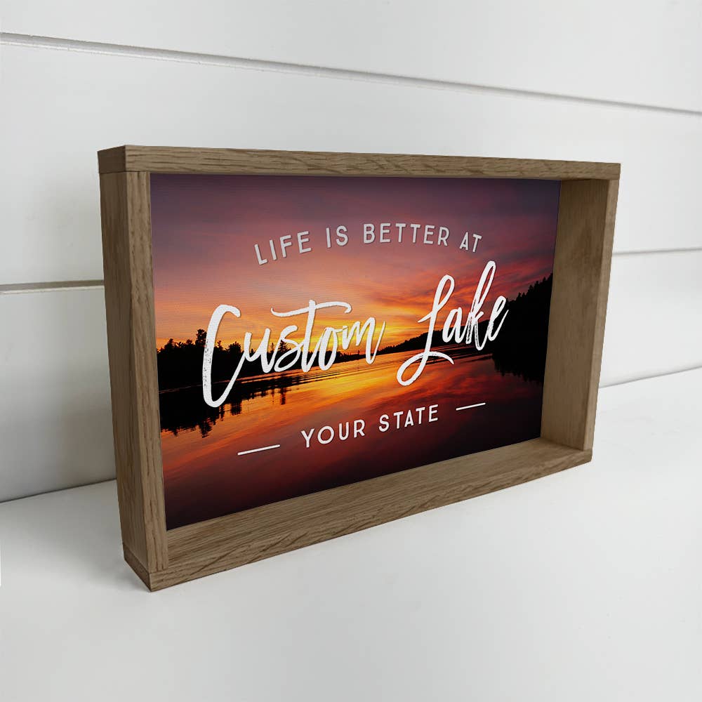 Life is Better at Deep Creek Lake Wall Art