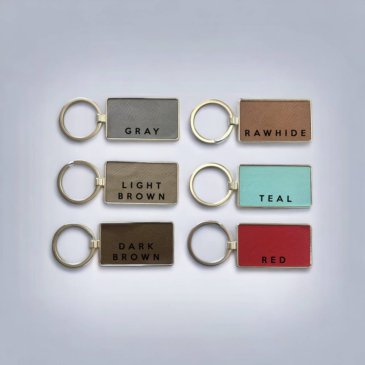 DCL Leatherette + Metal Keychain