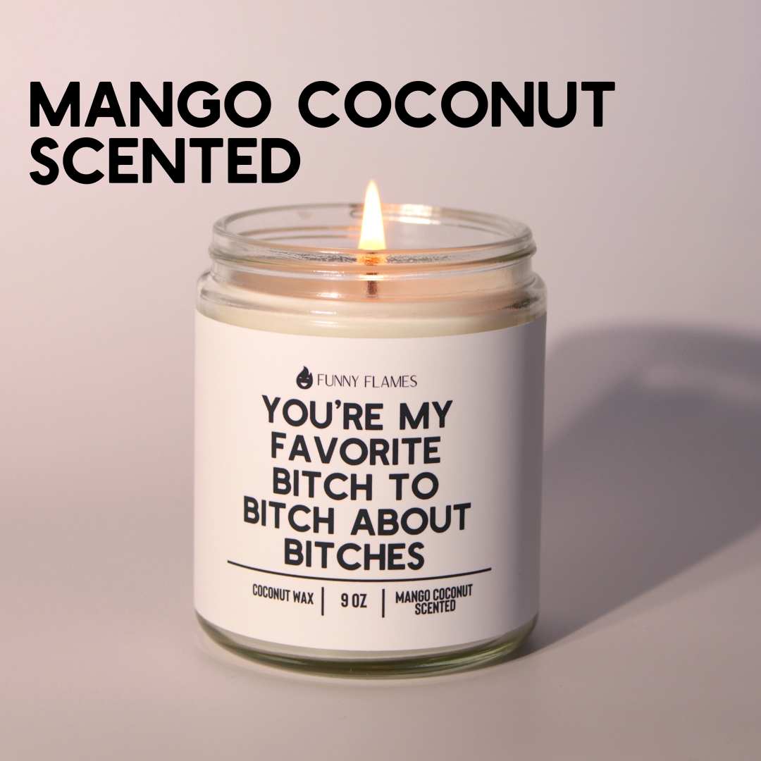 You’re My Favorite Bitch To Bitch candle