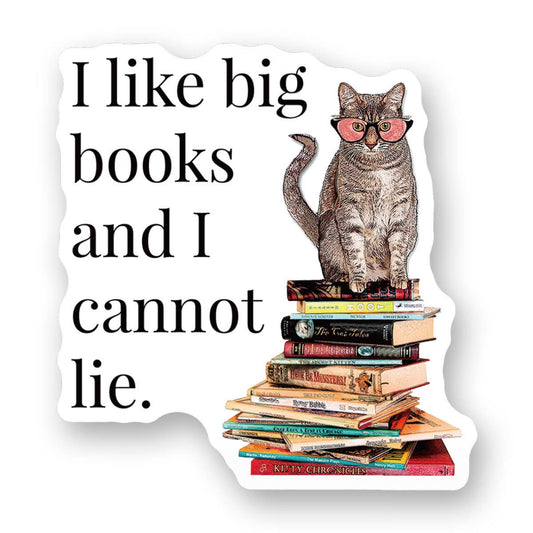 Sticker I like big books