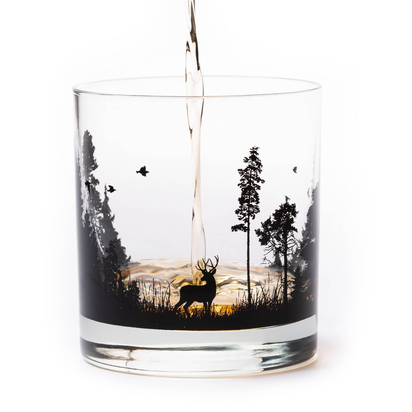 Forest Animals Whiskey Glasses