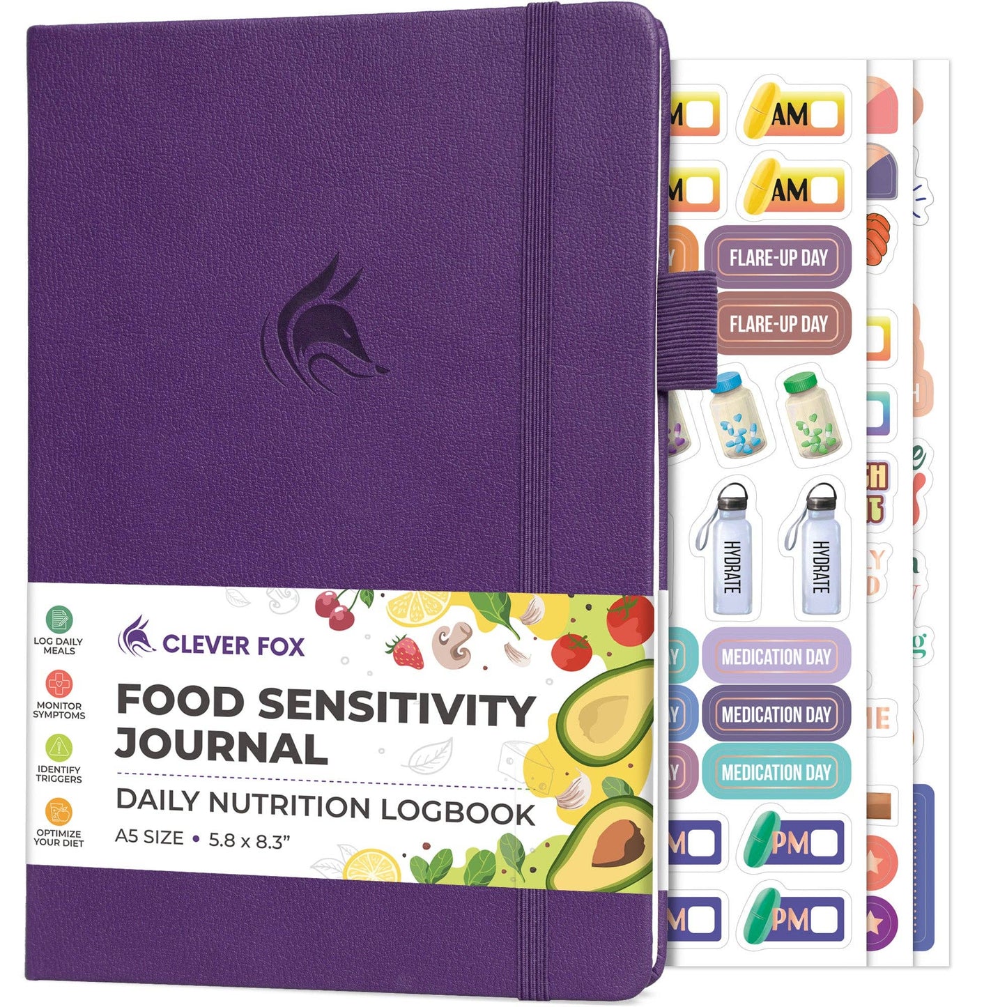 Clever Fox Planners - Food Sensitivity Journal