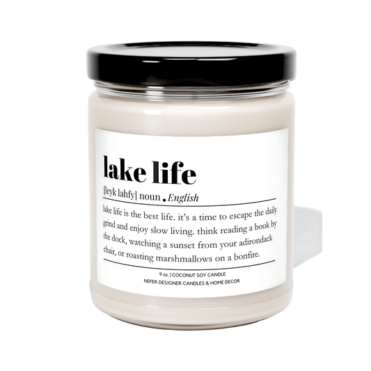 Lake Life Soy Candle | Lake Themed Home Decor