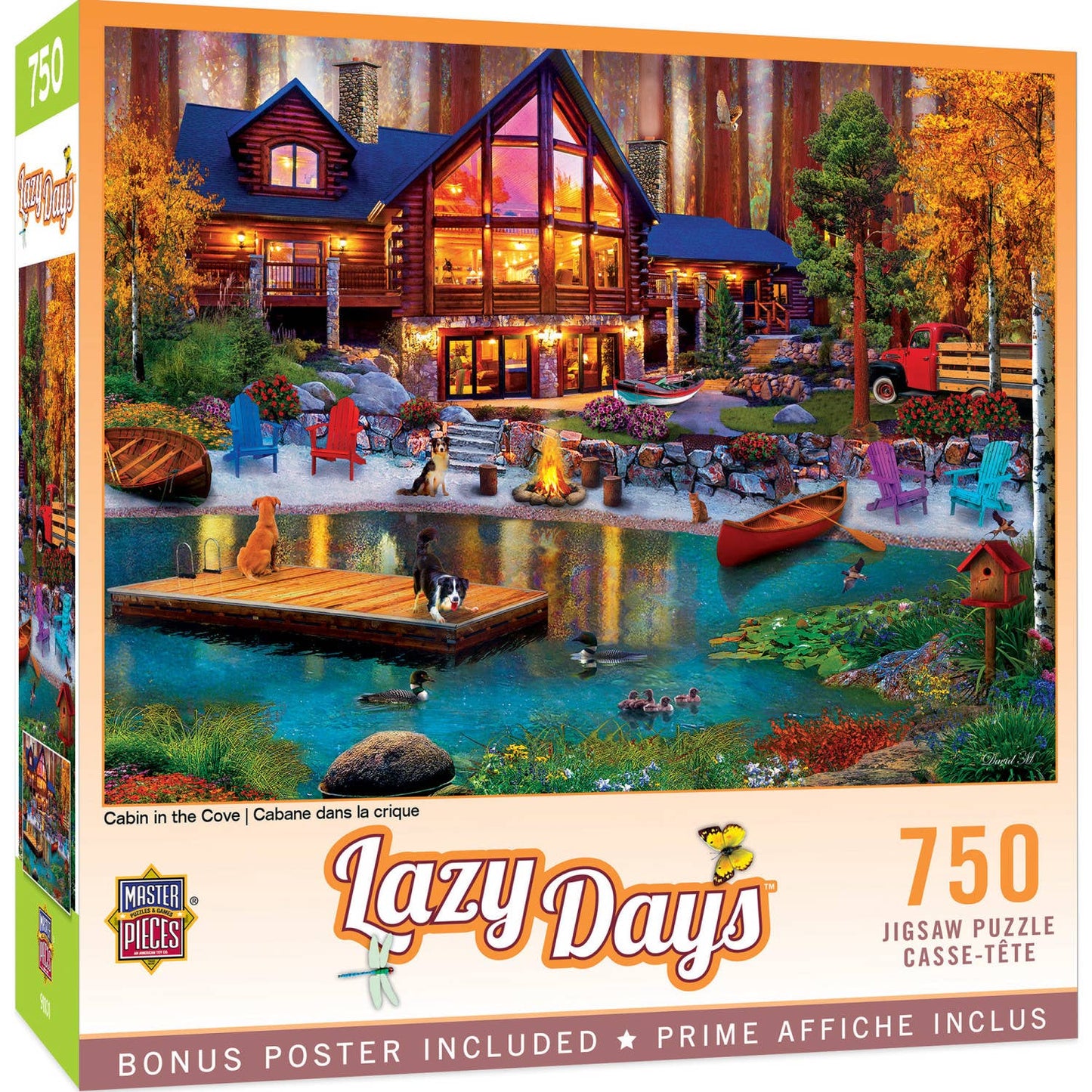 Cabin in the Cove 750 Piece Puzzle