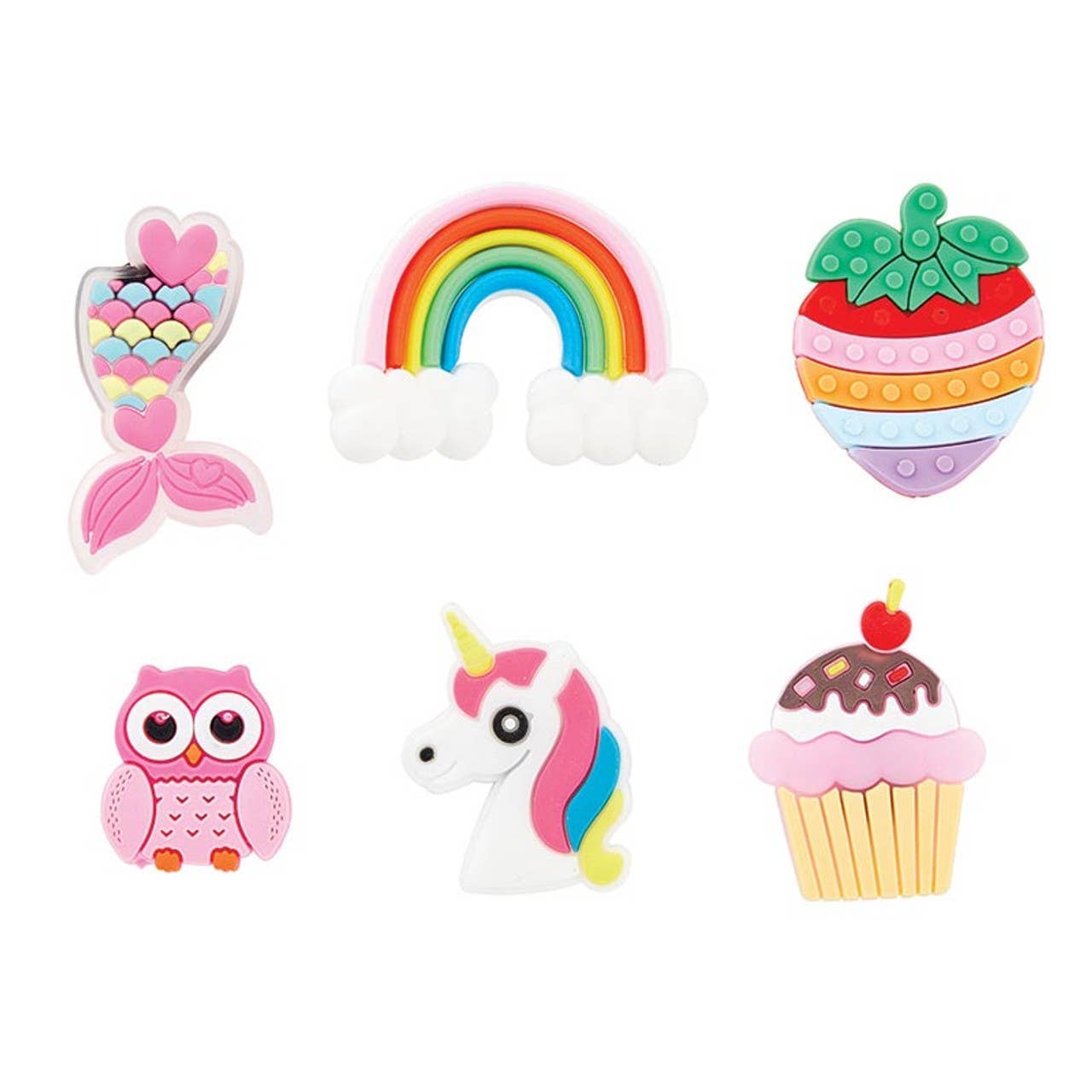 Angle - Assorted Rubber Shoe Charms
