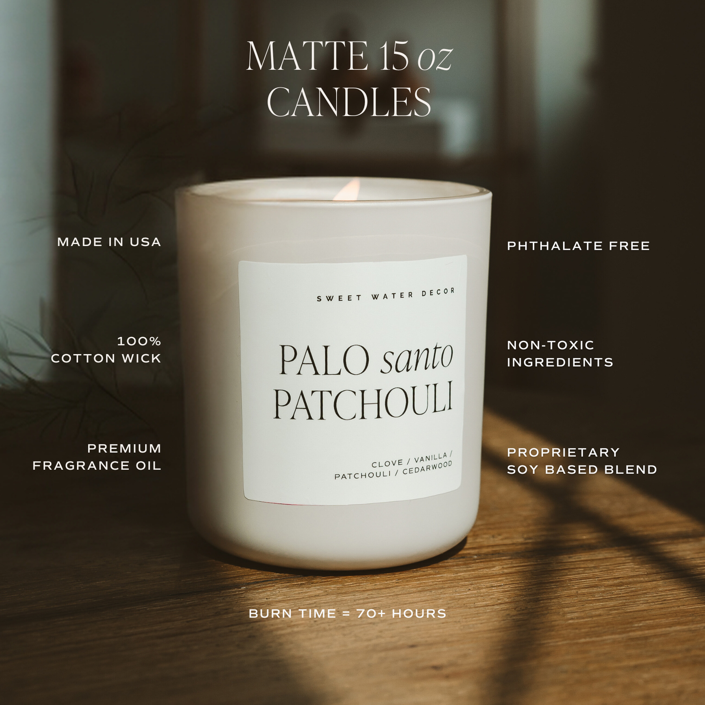 Sweet Water Decor - Farmhouse 15 oz Soy Candle - Home Decor & Gifts