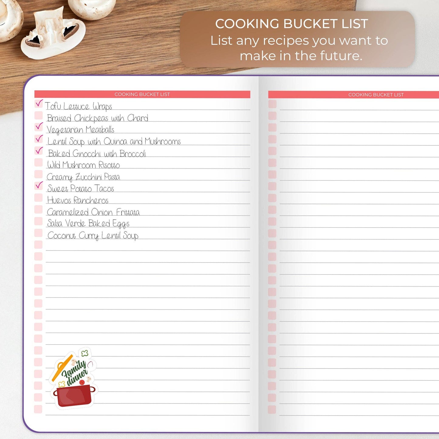 Clever Fox Planners - Recipe Book