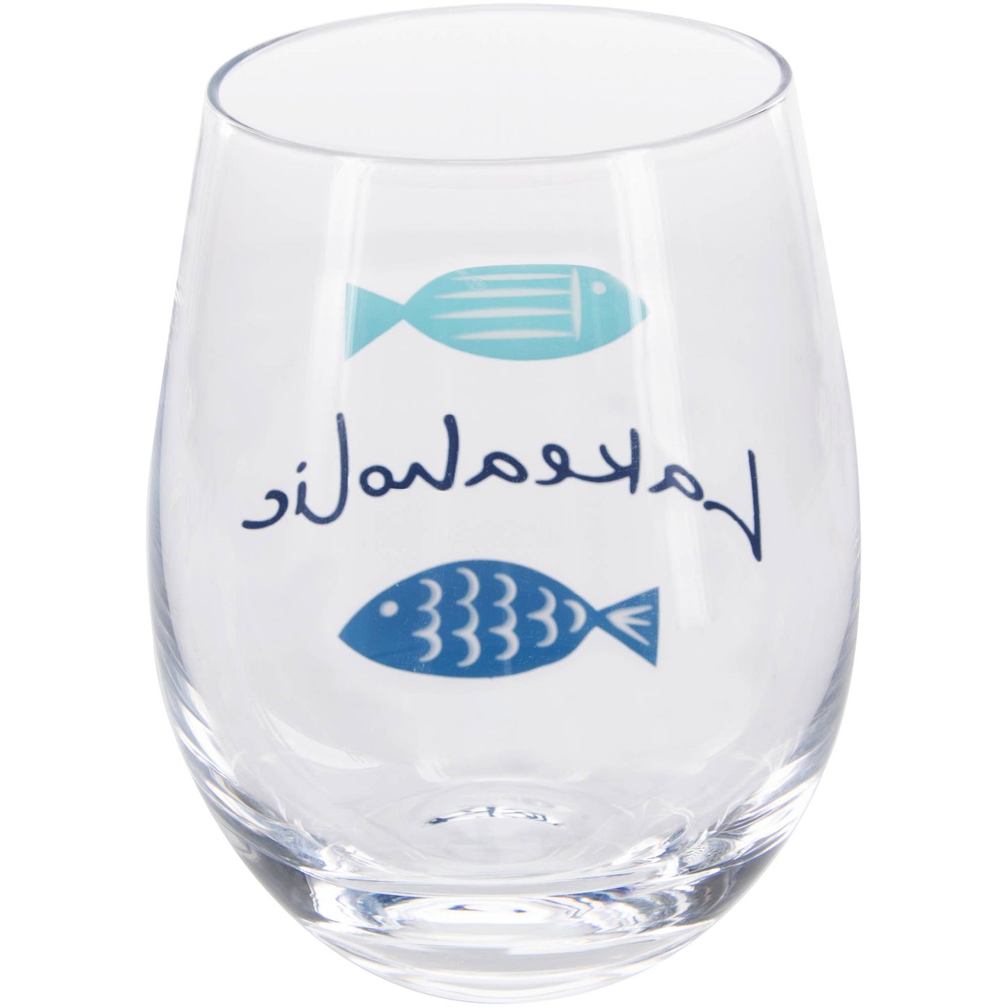 Pavilion - Lakeaholic - 18 oz Stemless Wine Glass