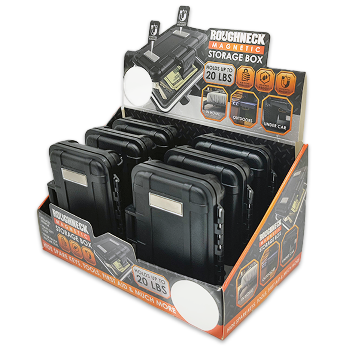 Smell Proof Magnetic Storage Box