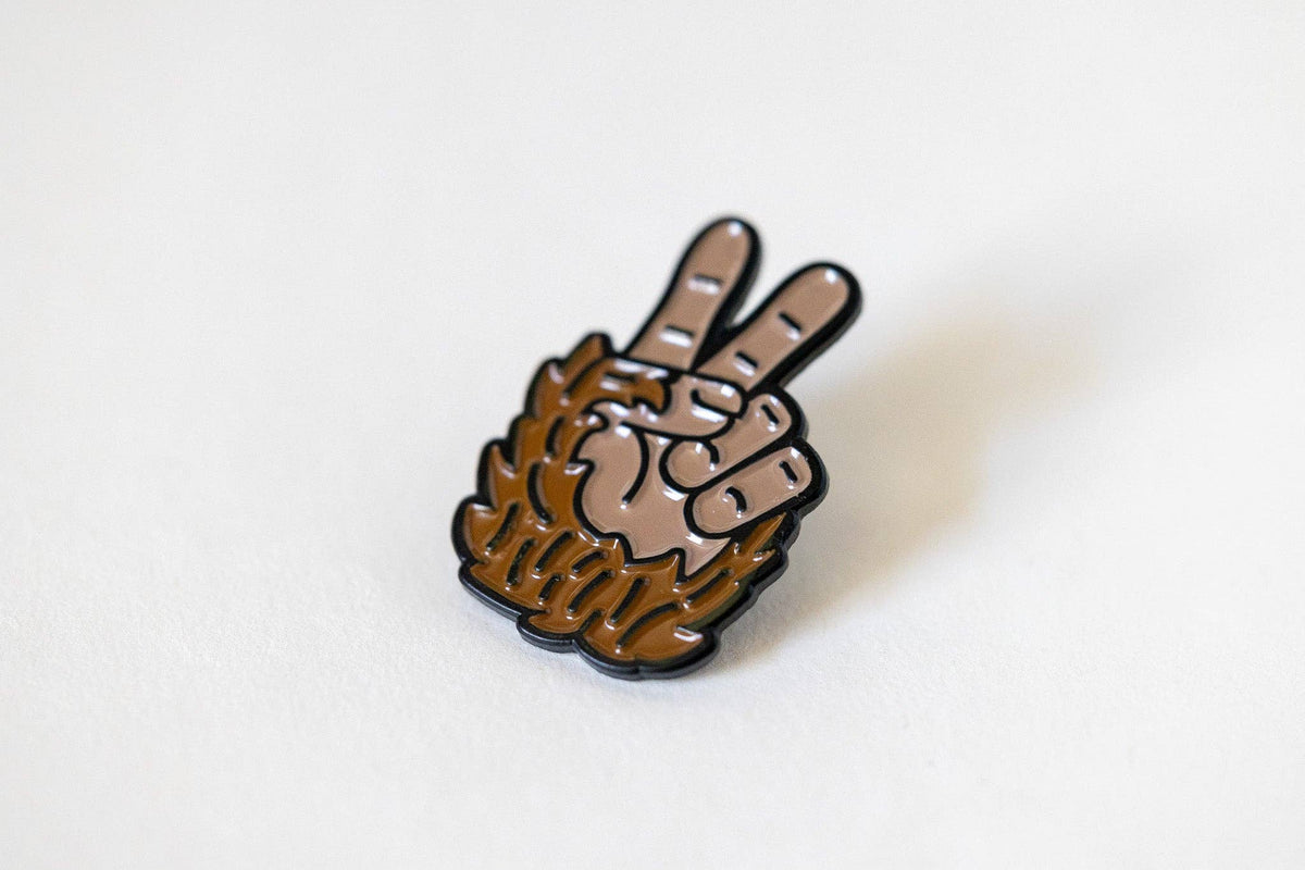 Bigfoot Peace Pin