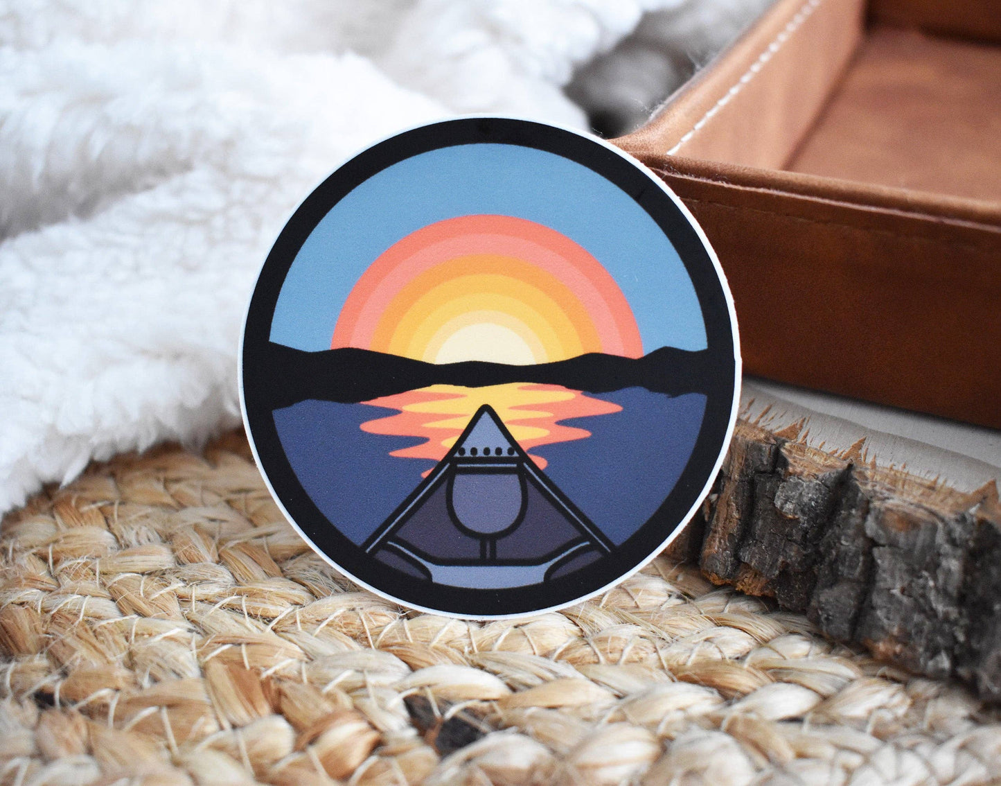 Wild North Co - Sunset Canoe Sticker