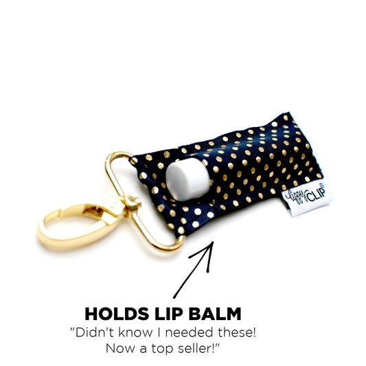 Gold Dots on Black