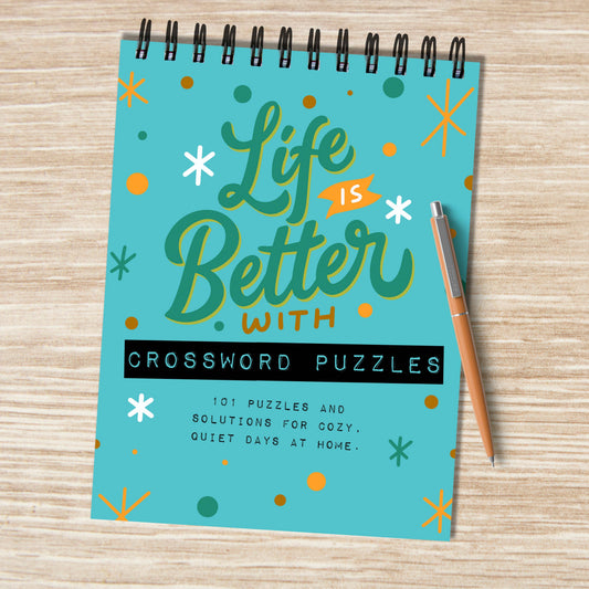 Life is Better with Crossword Book