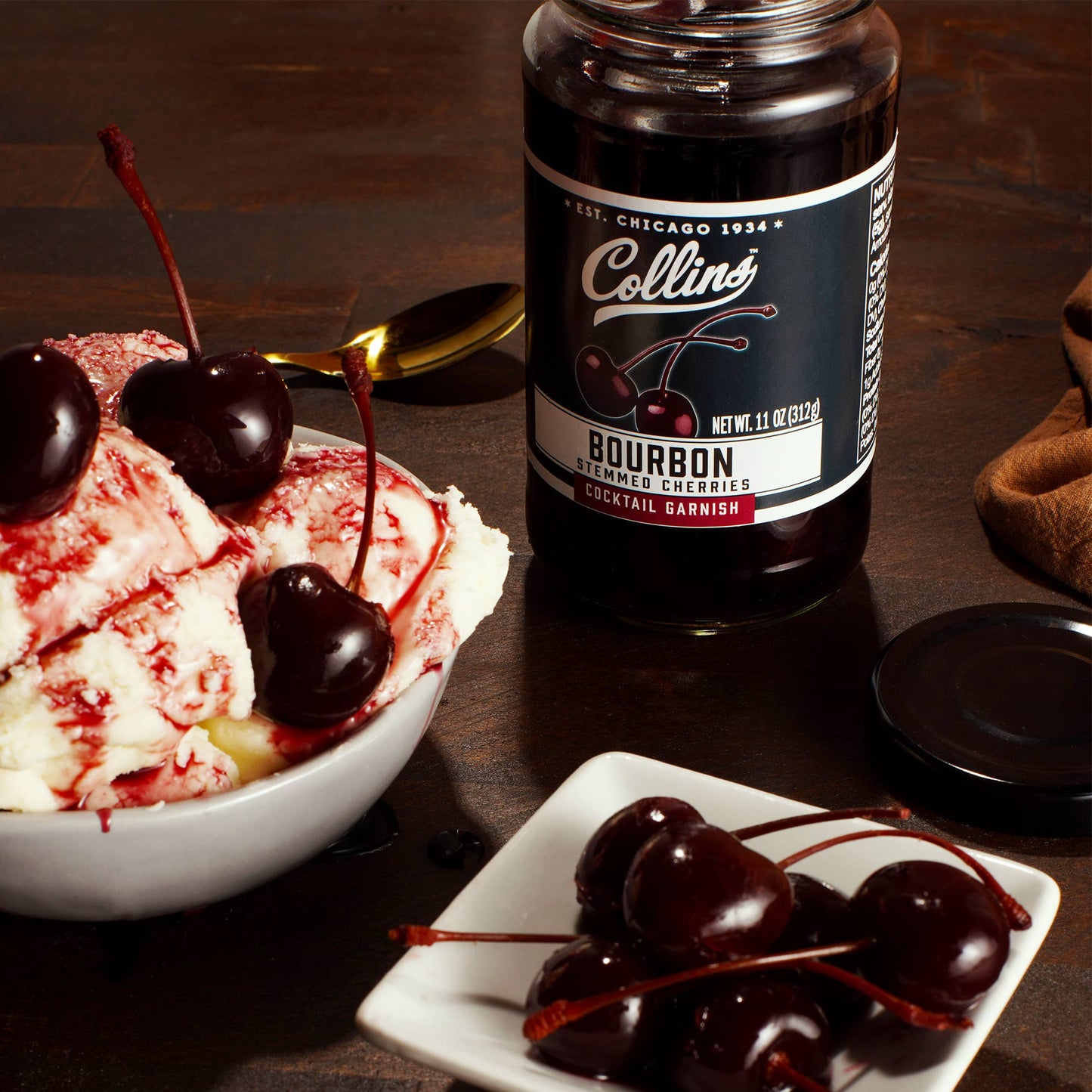 Soaked Stemmed Bourbon Cherries