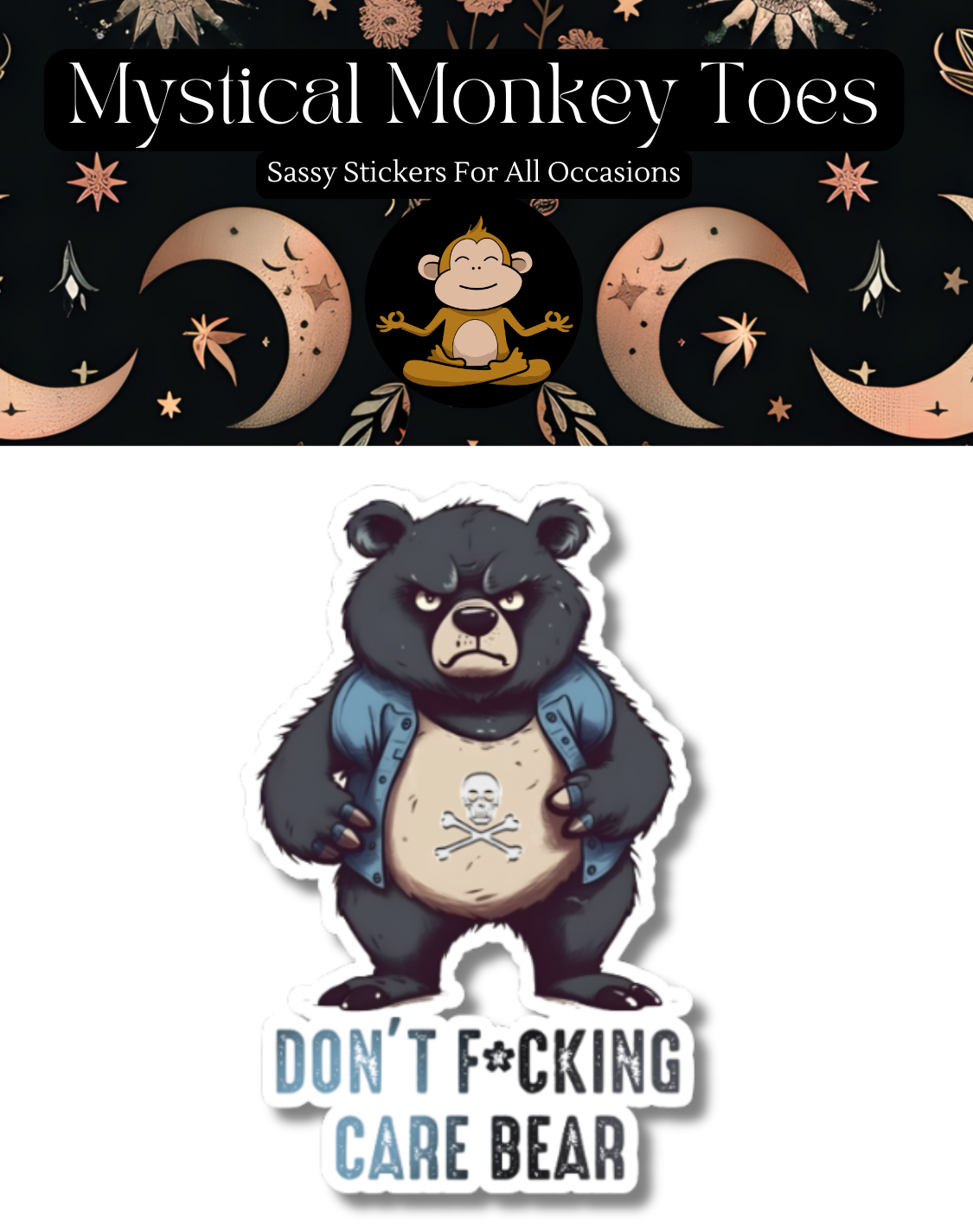 Funny Don't Care Bear