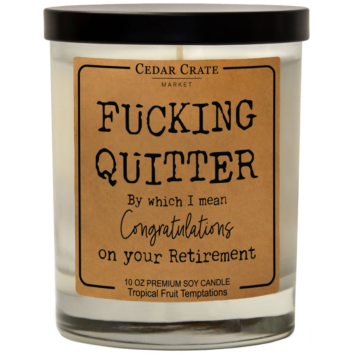 Retirement Candle