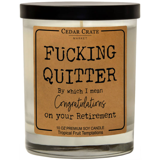 Retirement Candle