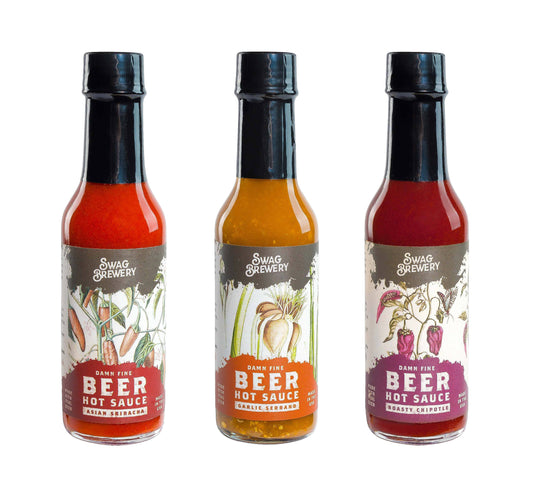 Beer-infused Hot Sauce Mixed Gift Set