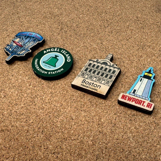 Deep Creek Customizable Wooden Pins