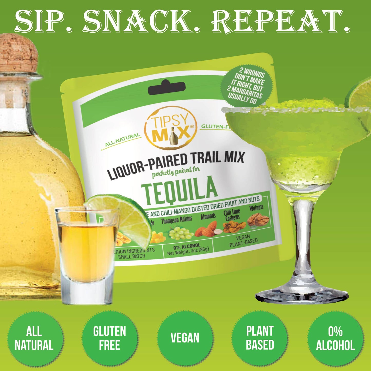 Liquor-Paired Trail Mix - Tequila