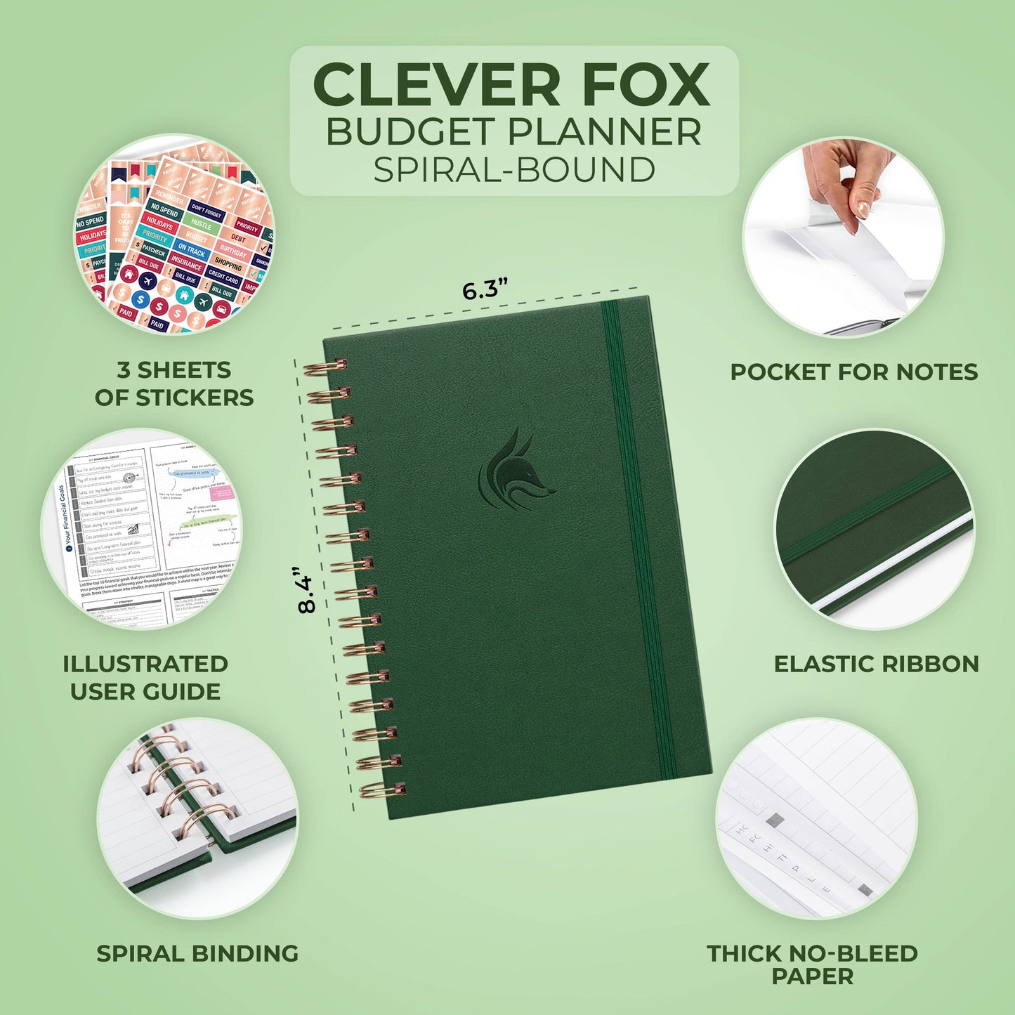 Budget Planner Spiral A5