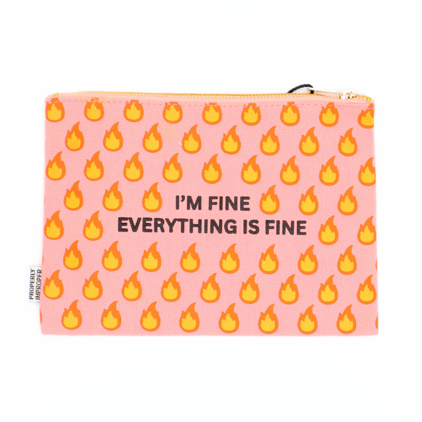 Everything is Fine - Canvas Pouch