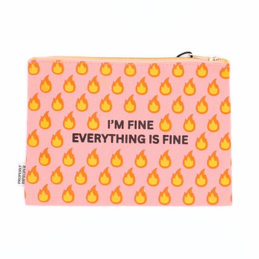 Everything is Fine - Canvas Pouch