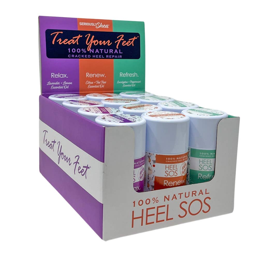 Heel SOS Display | 100% Natural
