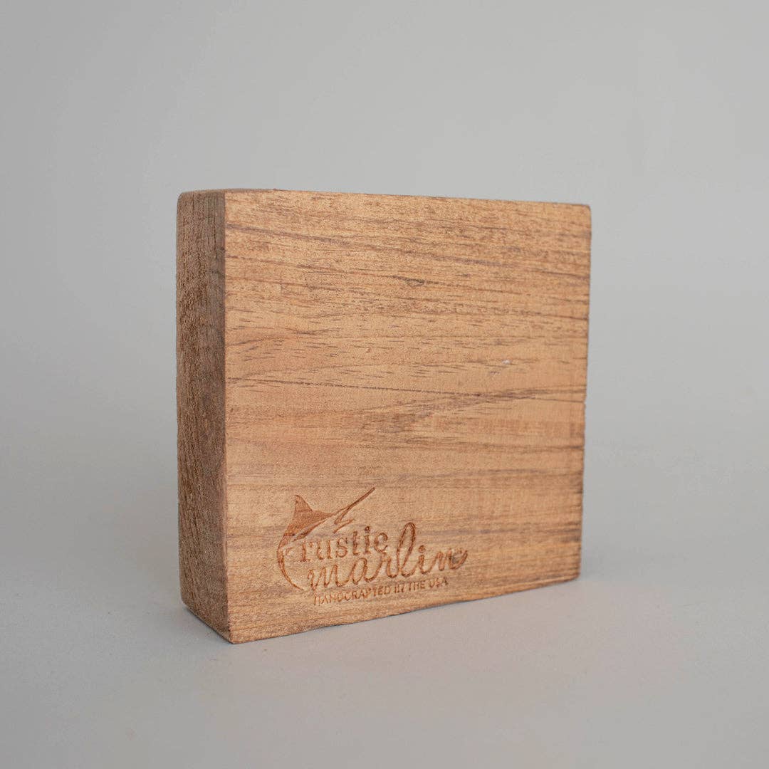 DCL Happy Place Decorative Wooden Block