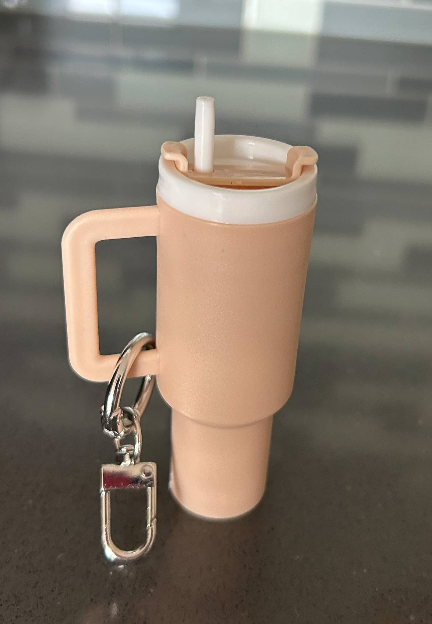 Plastic Tumbler Keychain