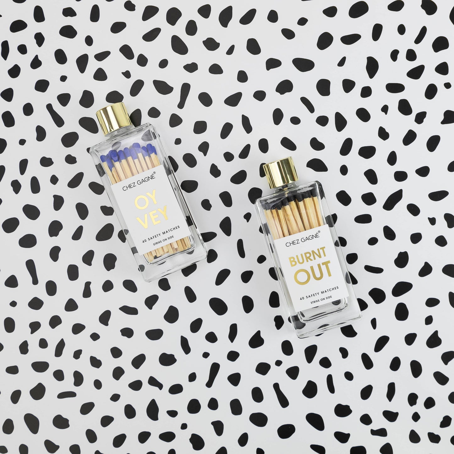 Oy Vey - Glass Bottle Safety Matches