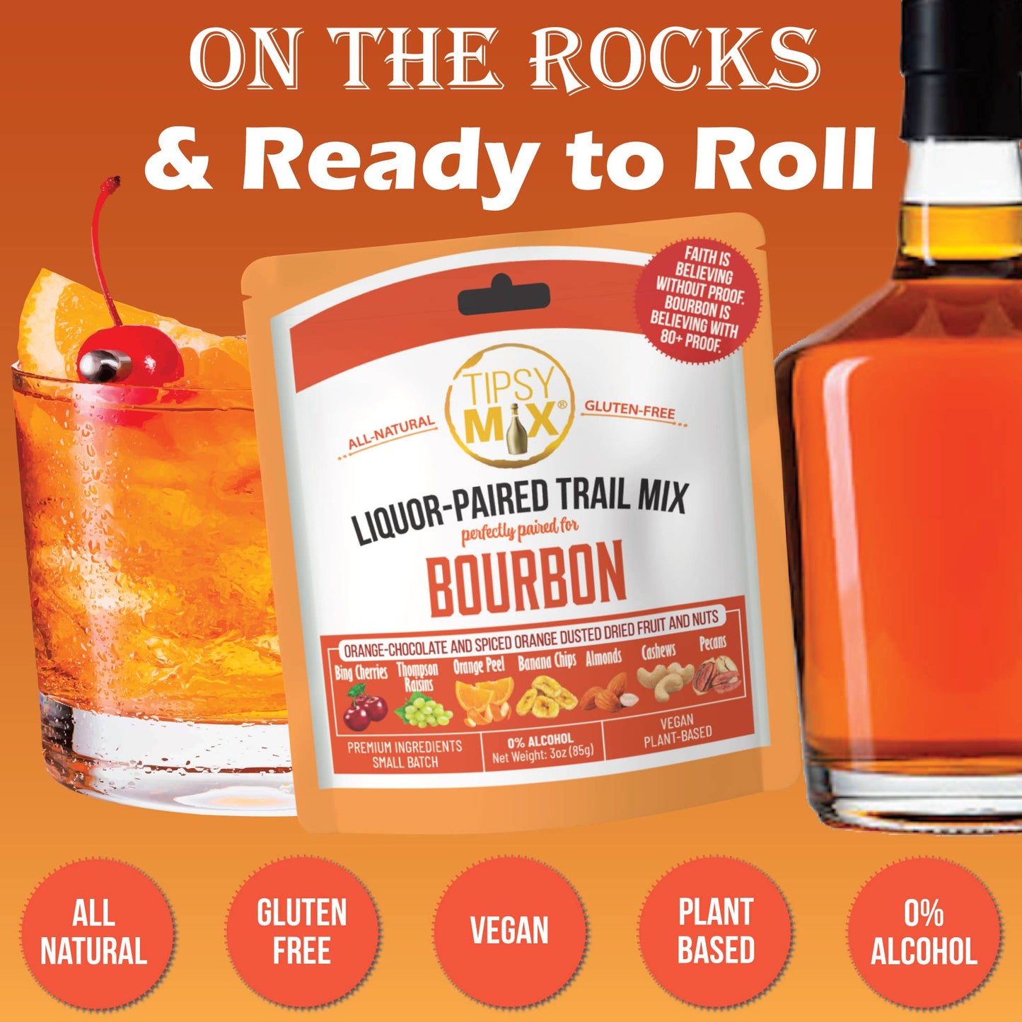 Liquor-Paired Trail Mix - Bourbon