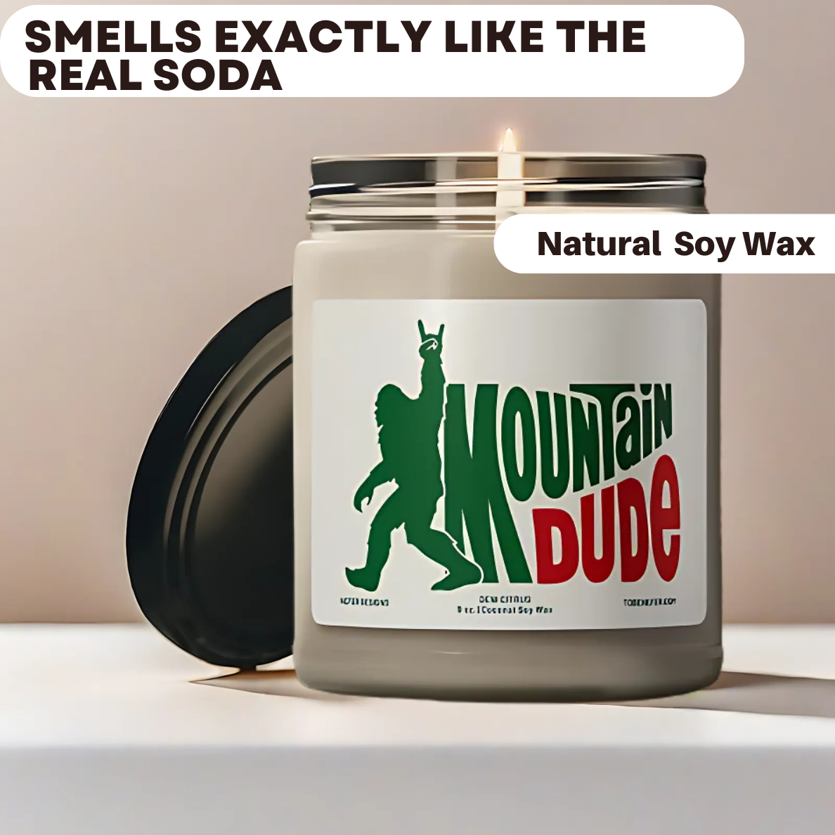 The Mountain Dude Soda Pop Soy Candle