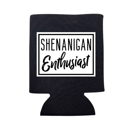 dkhandmade - SHENANIGAN ENTHUSIAST CAN COOLER