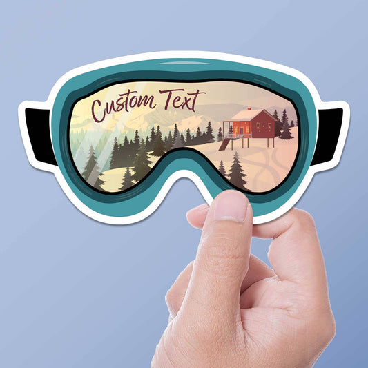 Wisp Ski Goggle Mountain Sticker