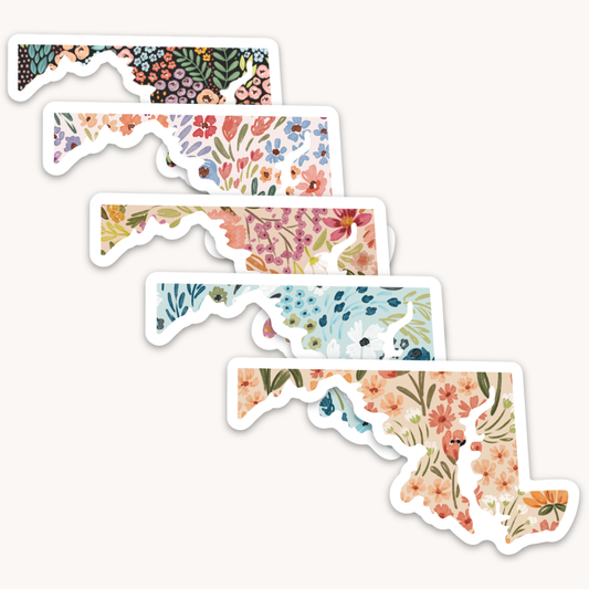 Elyse Breanne Design - Maryland 3x3in. State Sticker