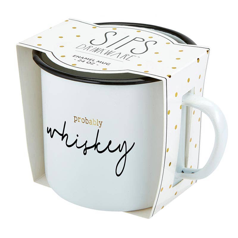 Santa Barbara Design Studio by Creative Brands - Enamel Mug - Probably Whiskey