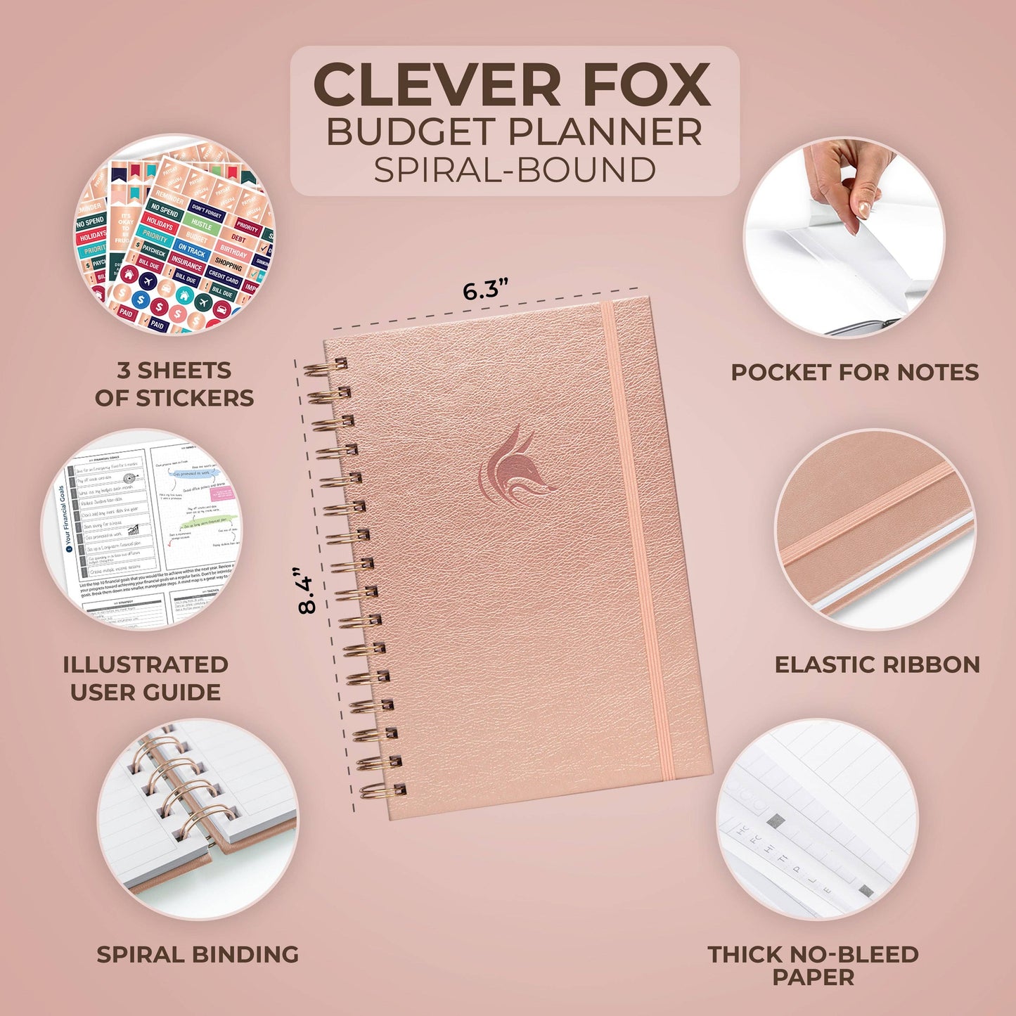 Budget Planner Spiral A5