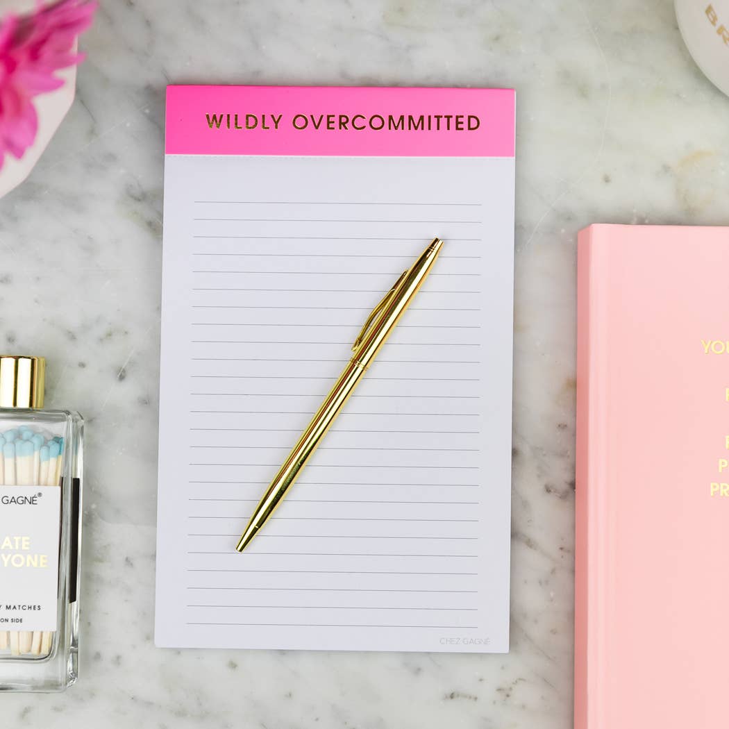 Wildly Overcommitted Bright Pink 5x8