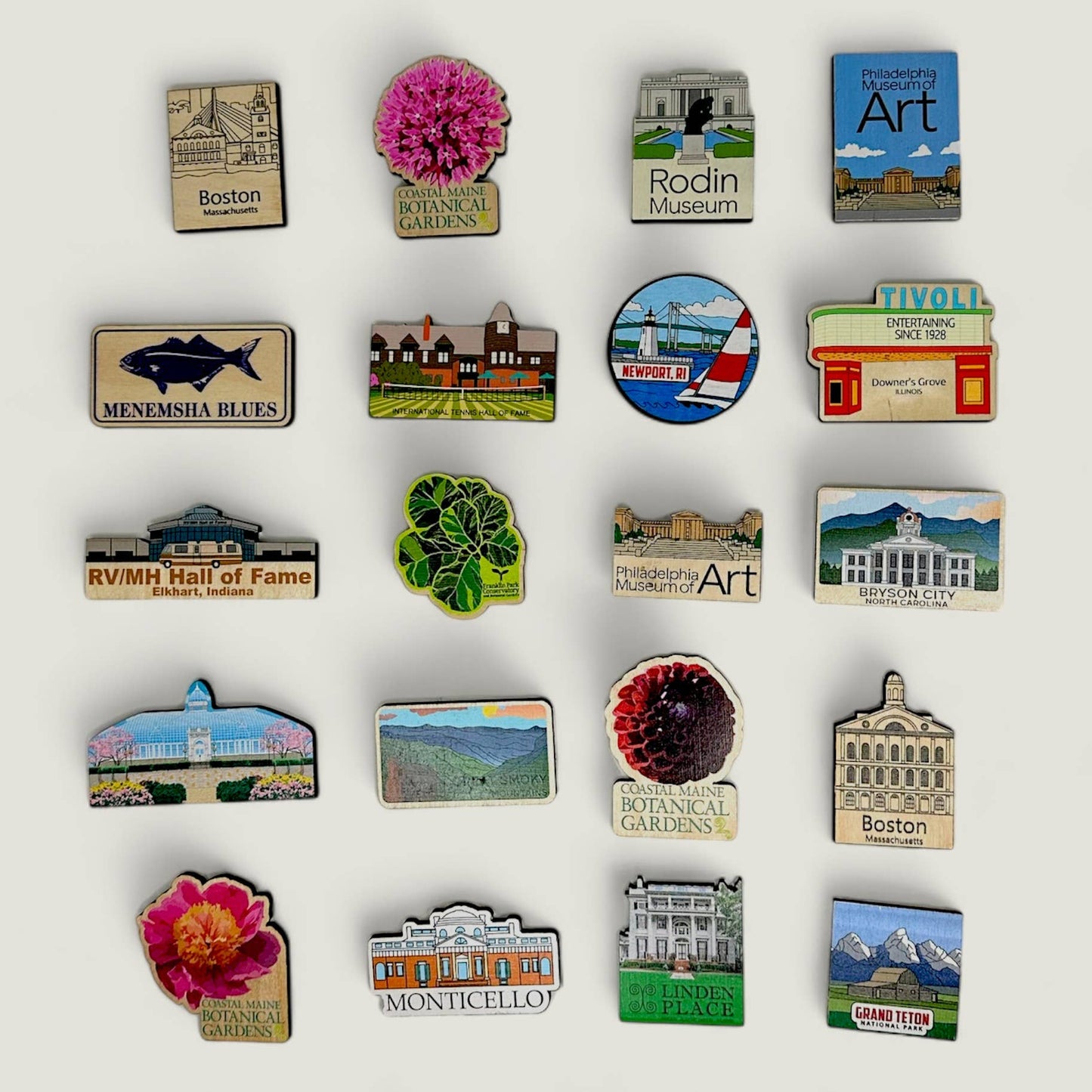 Deep Creek Wooden Magnets -
