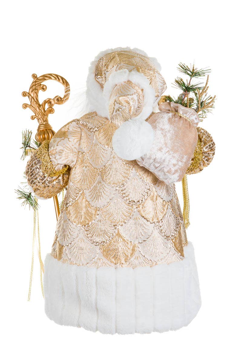 Santa Figurine Holding Scepter