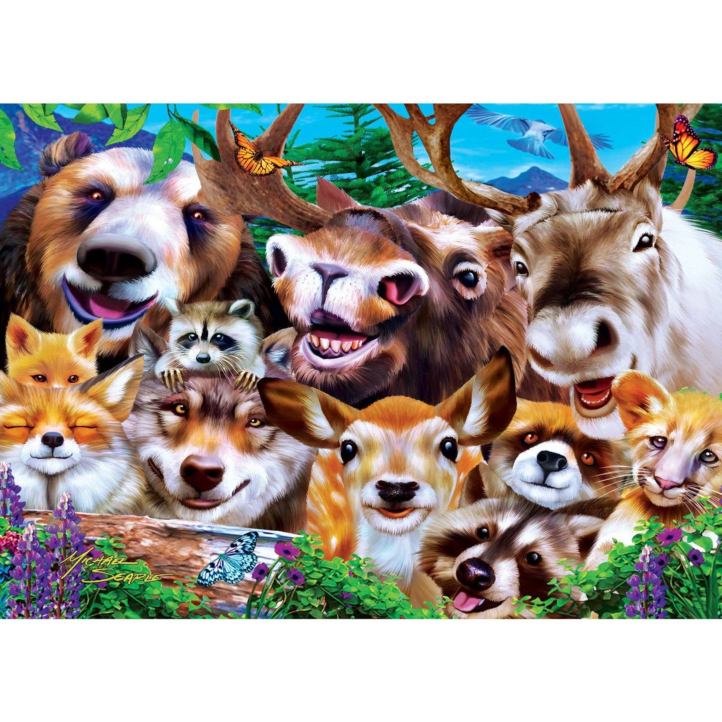Woodland Goofballs 500 Piece Jigsaw Puzzle
