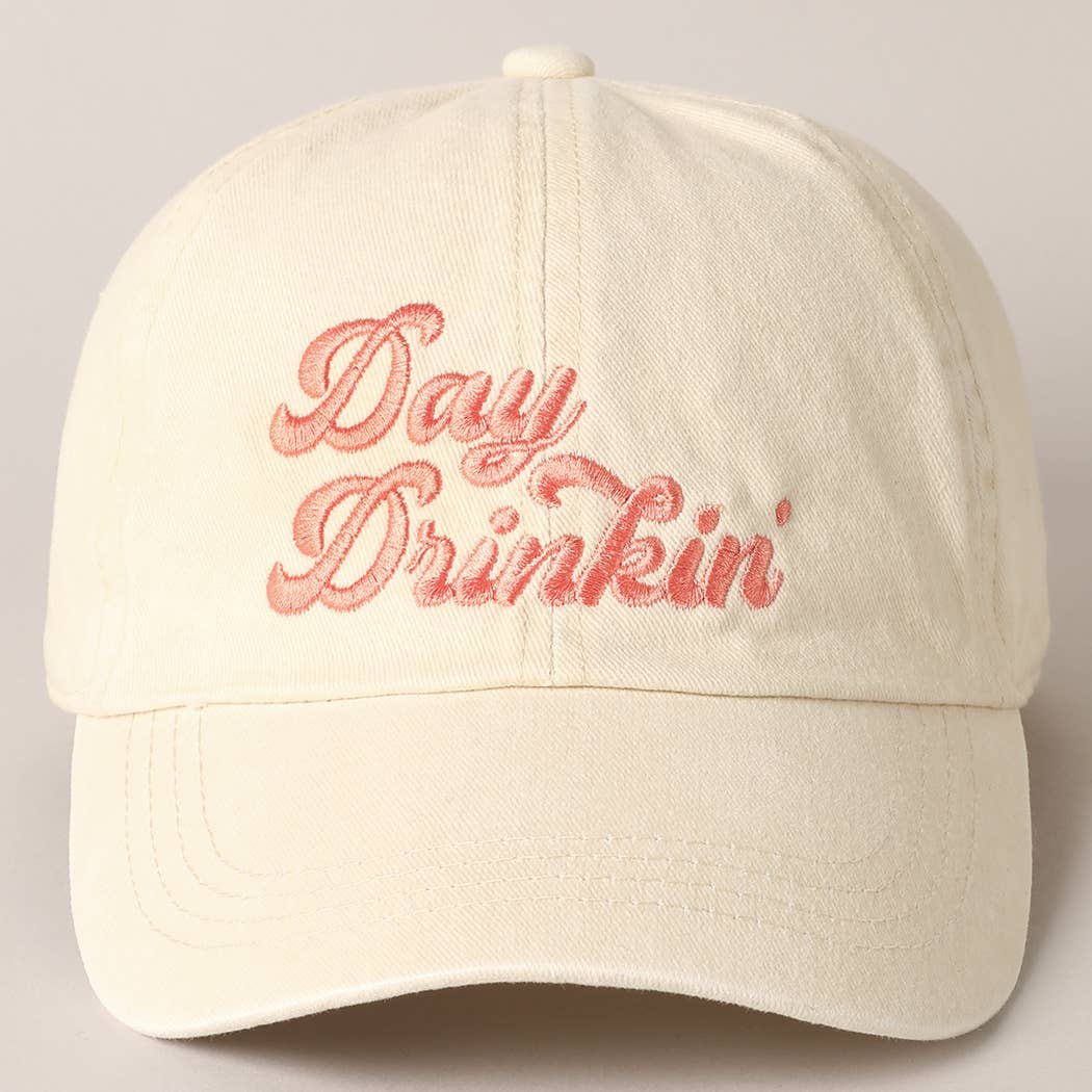 Day Drinkin' Embroidered Cap